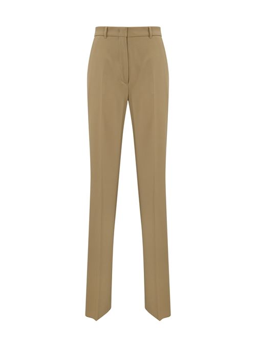 Pantalone Quasar in crepe satin di lana Sabbia MAX MARA STUDIO | 2516131081600012